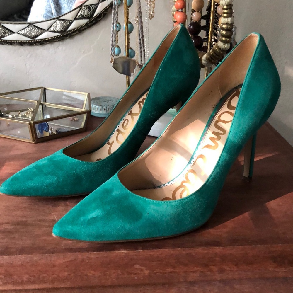 Like New Teal Sam Edelman Pumps